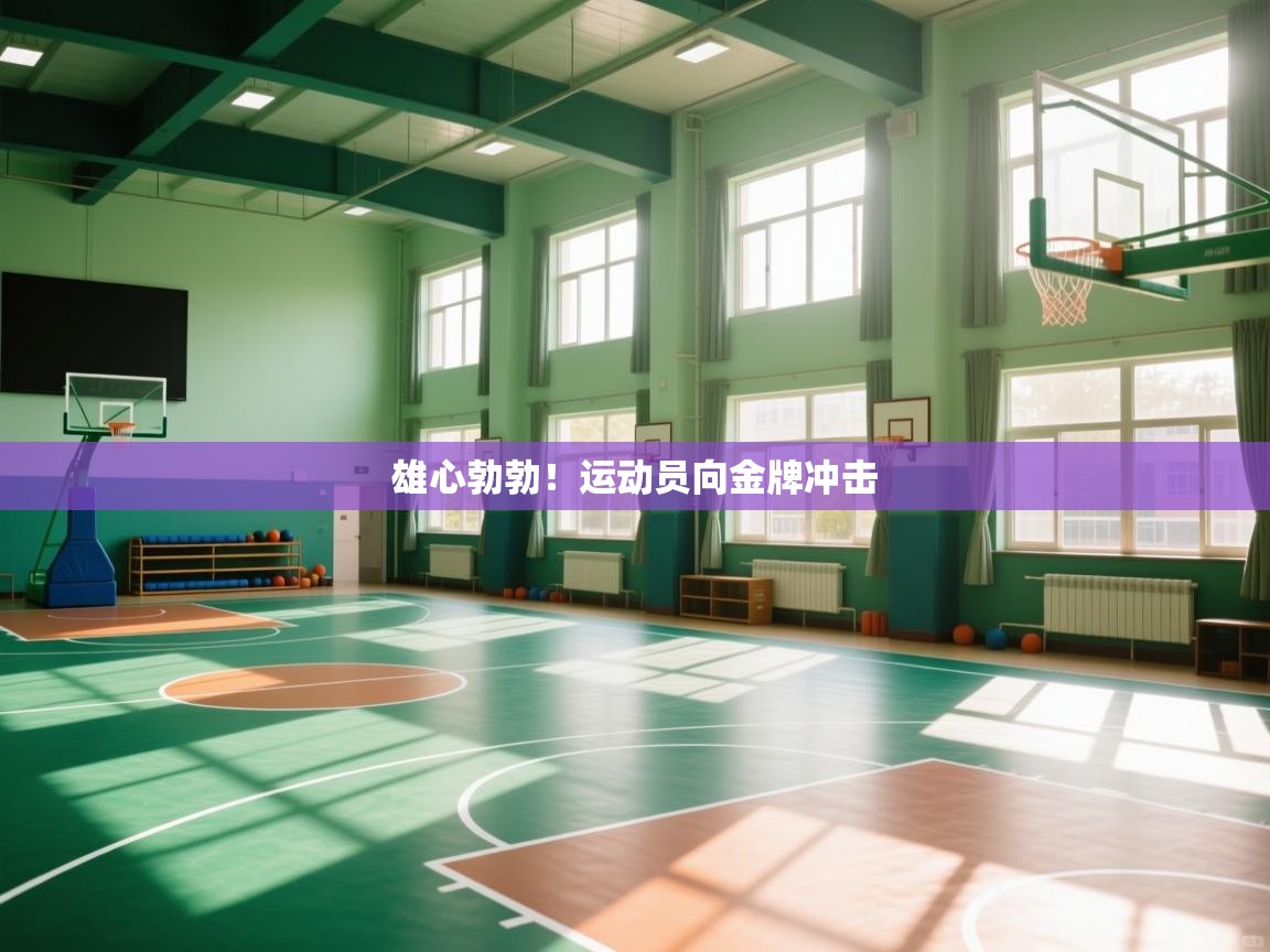 雄心勃勃!运动员向金牌冲击 第1张